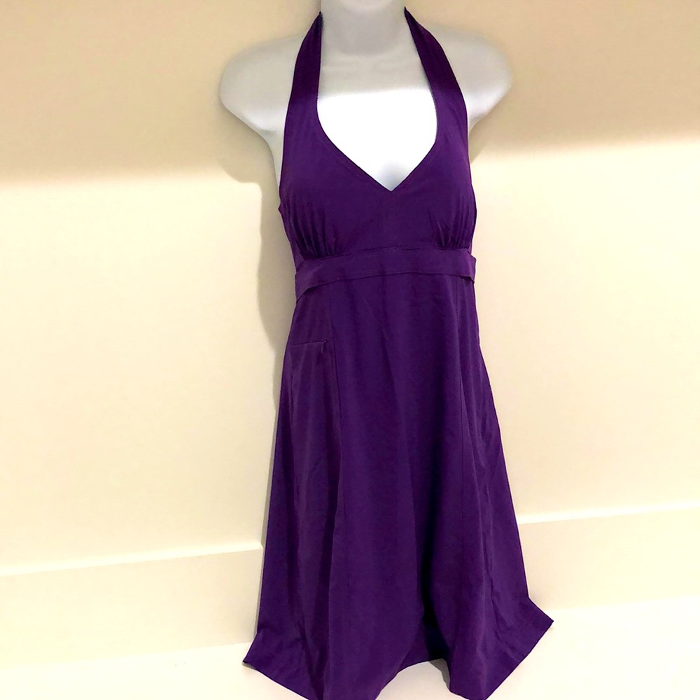 Purple Halter Dress (size 10p)